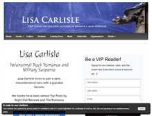 Tablet Screenshot of lisacarlislebooks.com